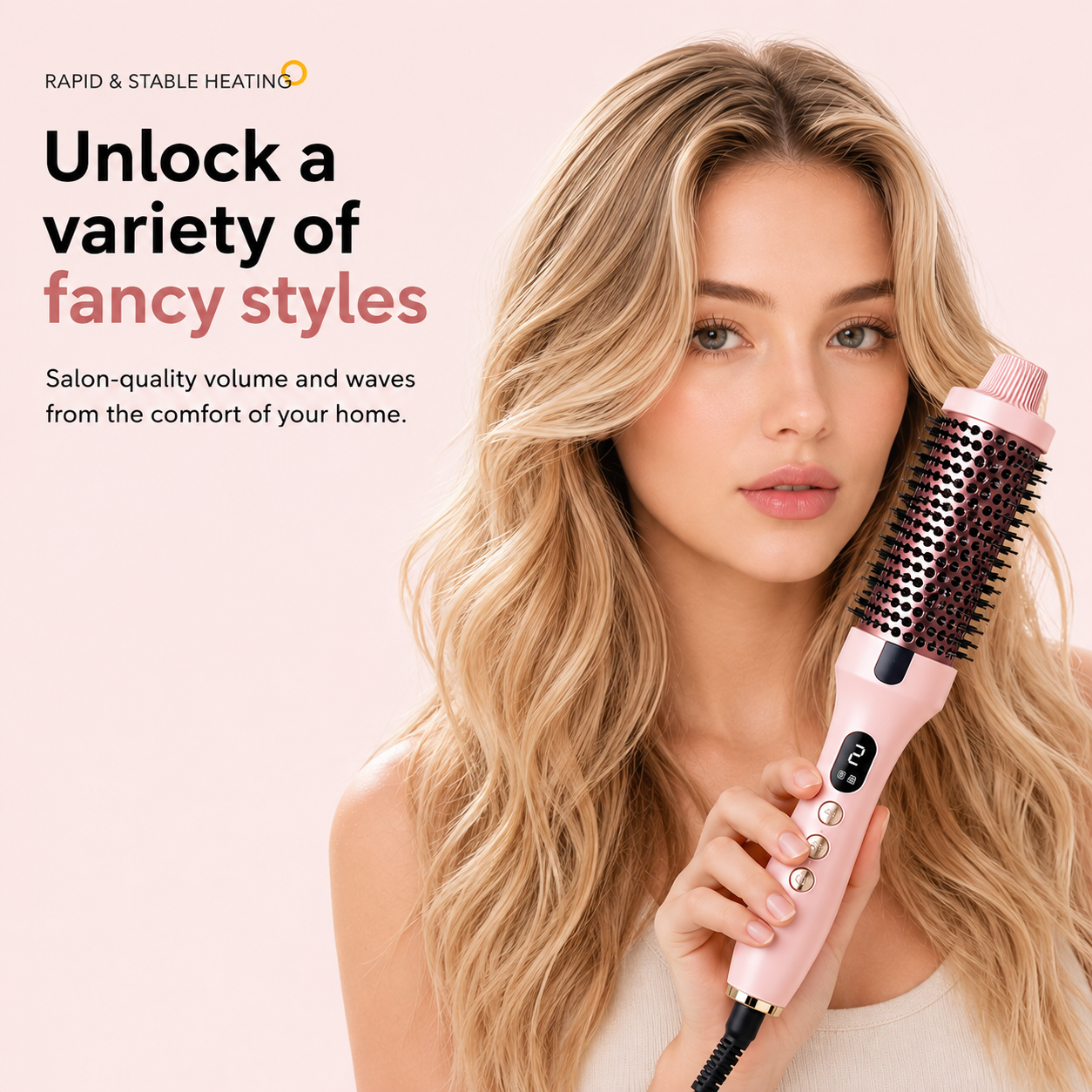 Elavira LumiSleek Infrared Thermal Styling Brush