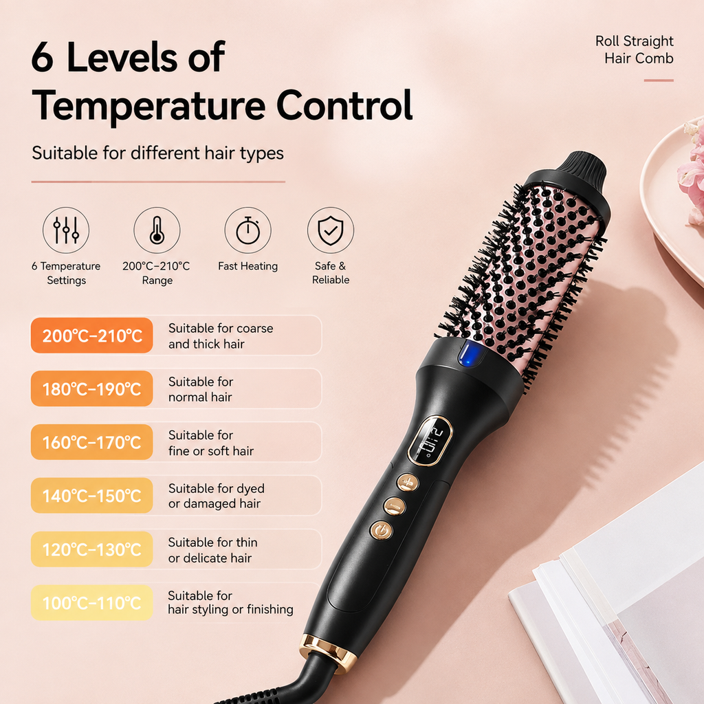 Elavira LumiSleek Infrared Thermal Styling Brush