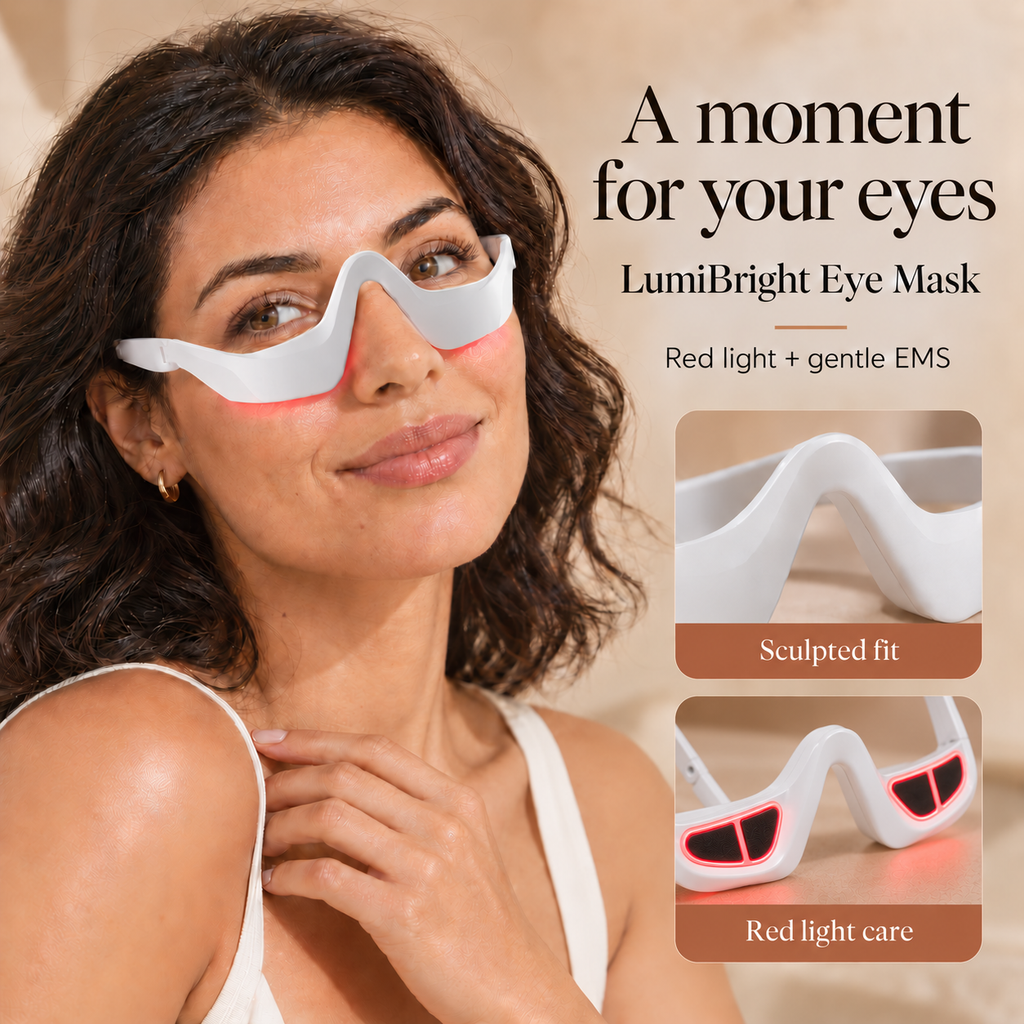 LumiBright™ Red Light + EMS Eye Mask