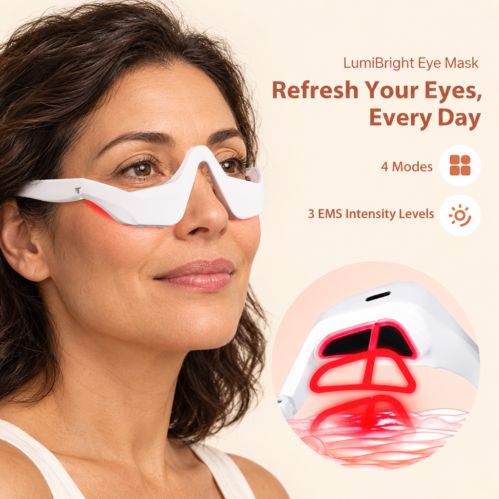 LumiBright™ Red Light + EMS Eye Mask